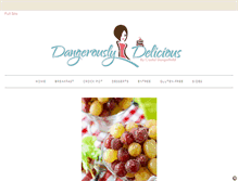 Tablet Screenshot of dangerously-delicious.com